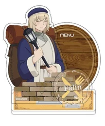 Фото Аниме Delicious in Dungeon Фигурка с двойной вставкой, акриловая подставка, настольные украшения Laios Arin, фигурка Марцилы, коллекционный декор, подарок №5