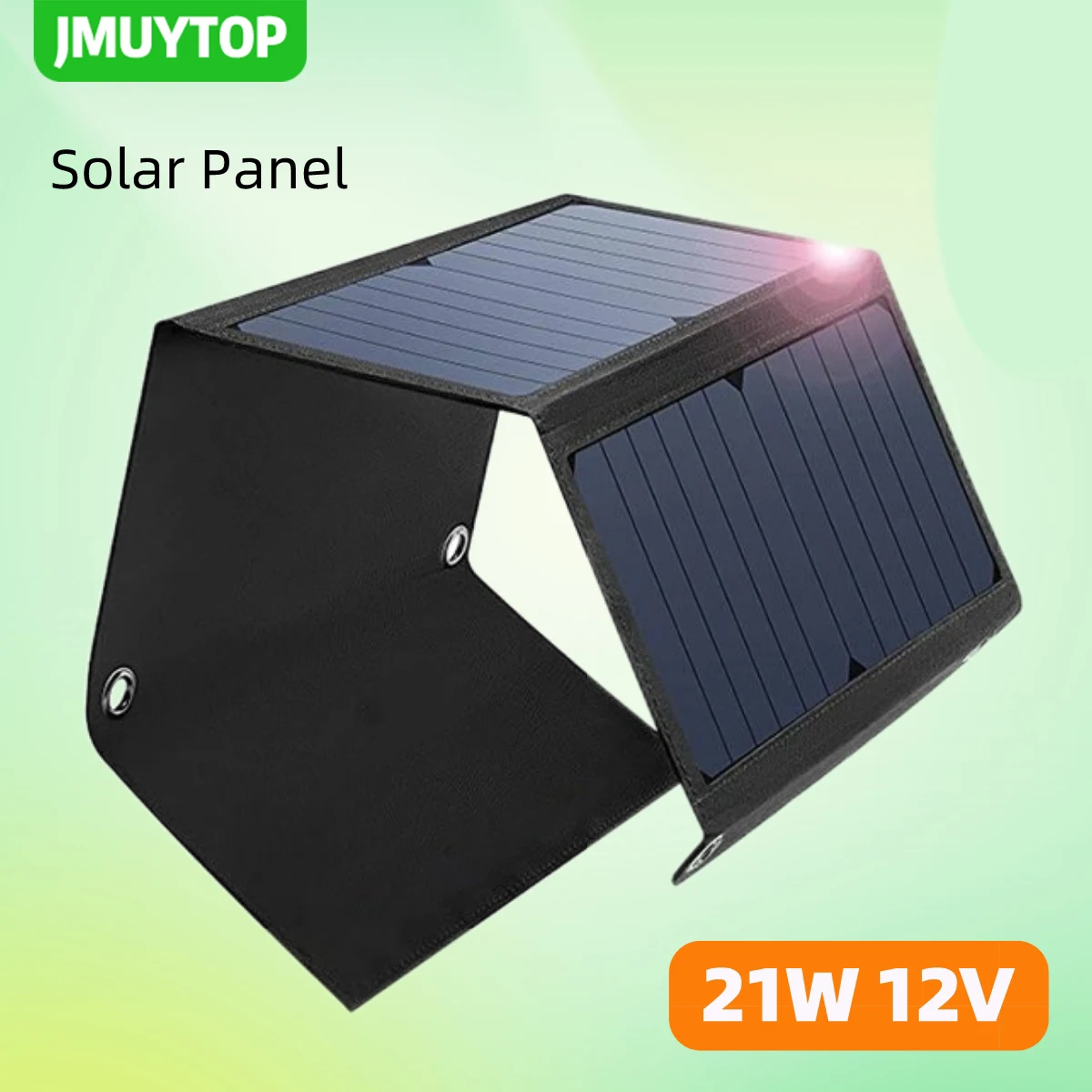 Camping Solar Panel Foldable Portable Lightweight Solar Charger USB DC out 18V 28W 21W Power Emergency Generator Outdoor Hiking