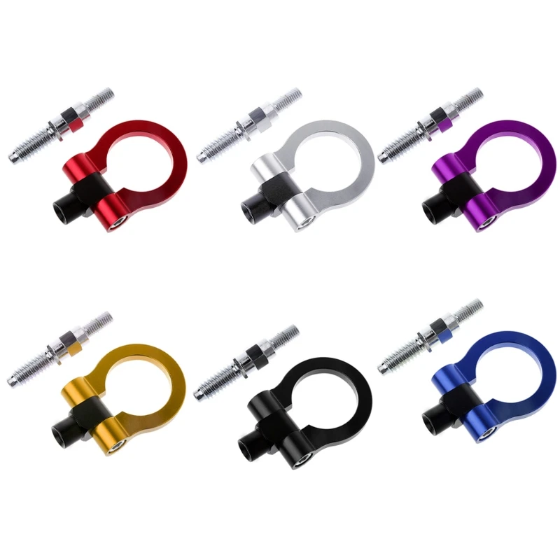 

Universal Car Tow Hook Suitable for E46 E81 E30 E36 E90 E91 for mercedes-benz for AUDI Auto Trailer Ring Tow Hook Eye T F19A