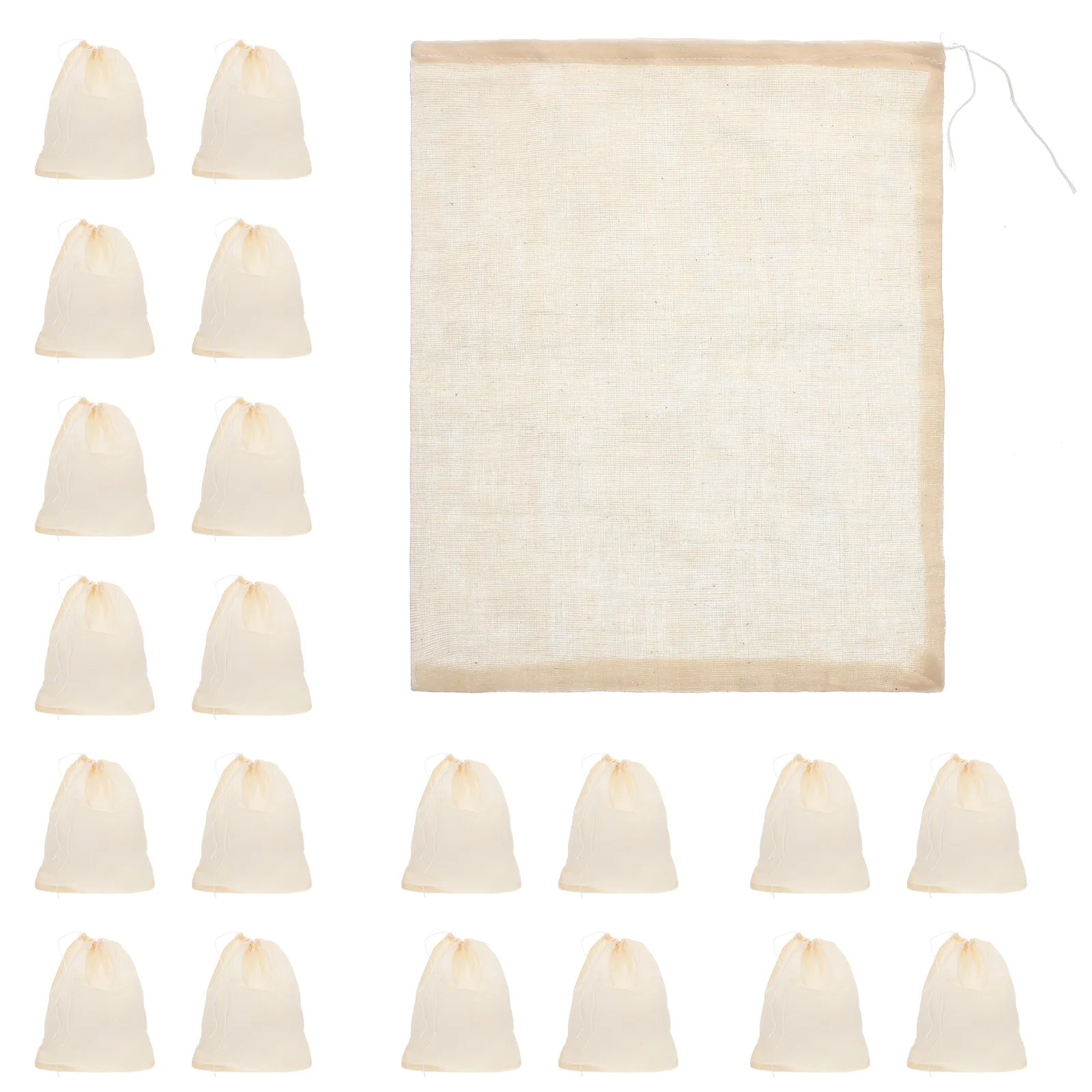 Фильтр-мешок пустые чайные пакетики для рассыпных листьев ситечко приготовления