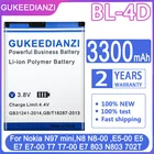 Аккумулятор GUKEEDIANZI для Nokia N97 mini N97mini N8 BL-4D E5 N8-00 E7 E5-00 T7 E7-00 702T N5 808 N803 BL4D BL 4D