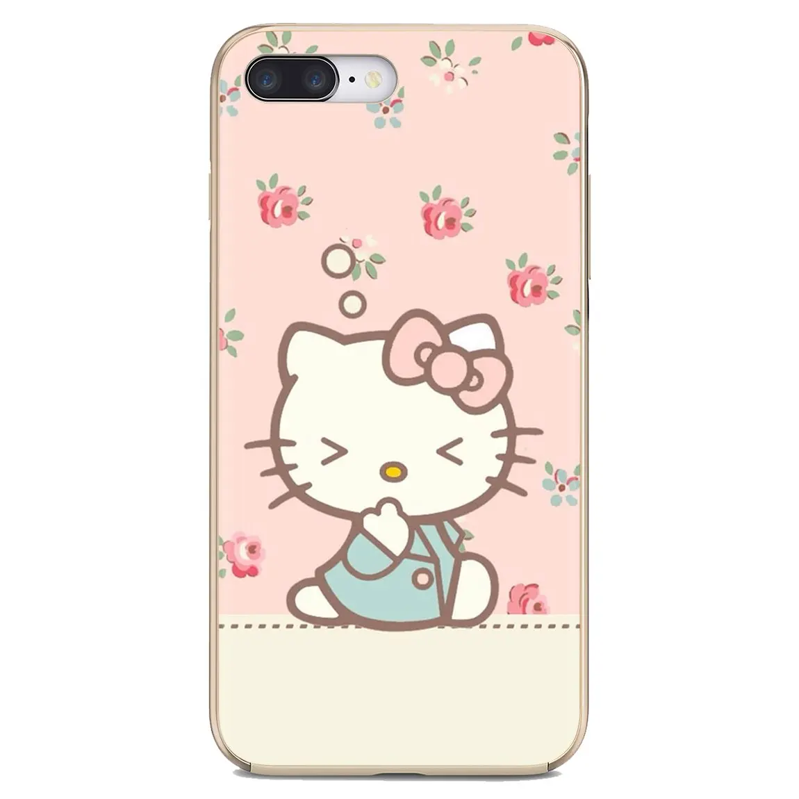 Милый Радужный силиконовый чехол Hello Kitty для iPod Touch 5 6 Xiaomi Redmi S2 Pro 5A Pocophone F1 LG G6 Q7 G5 |