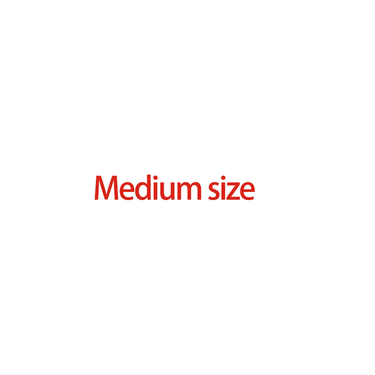 

Medium size