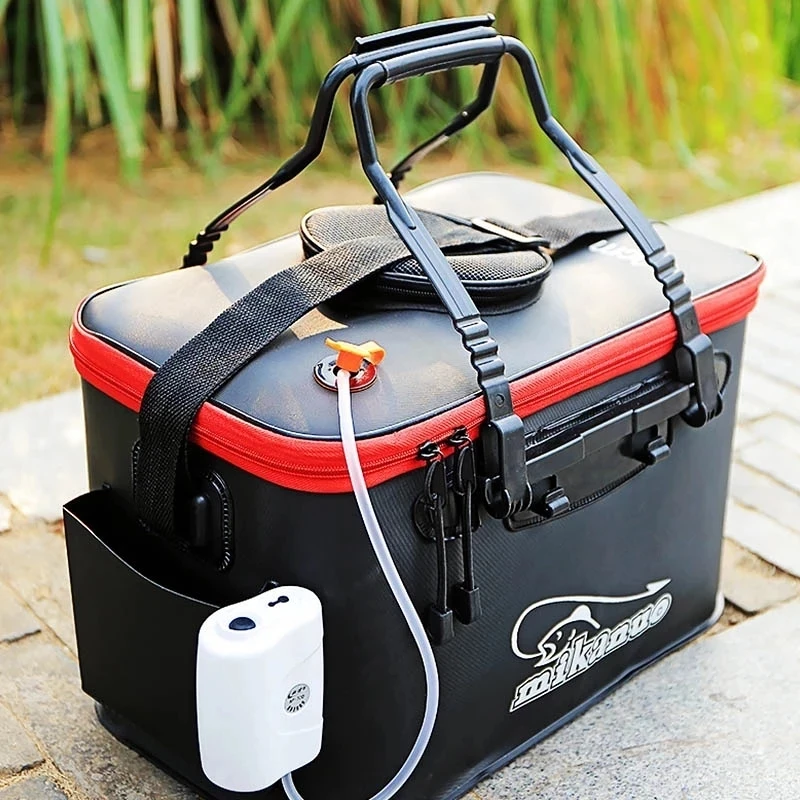 

Portable Fishing Bag Folding Thickening Living Fish Bucket EVA Water Tank Bucket Camping Fishing Tackle Live Fish Box