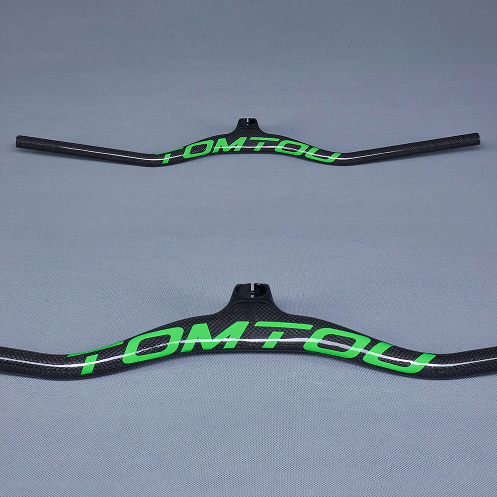 

TOMTOU Carbon Bike MTB Handlebar Bicycle Integratived Handlebar And Stem Angle -8 -17 -25 Degrees 60/70/80/90/100/110mm