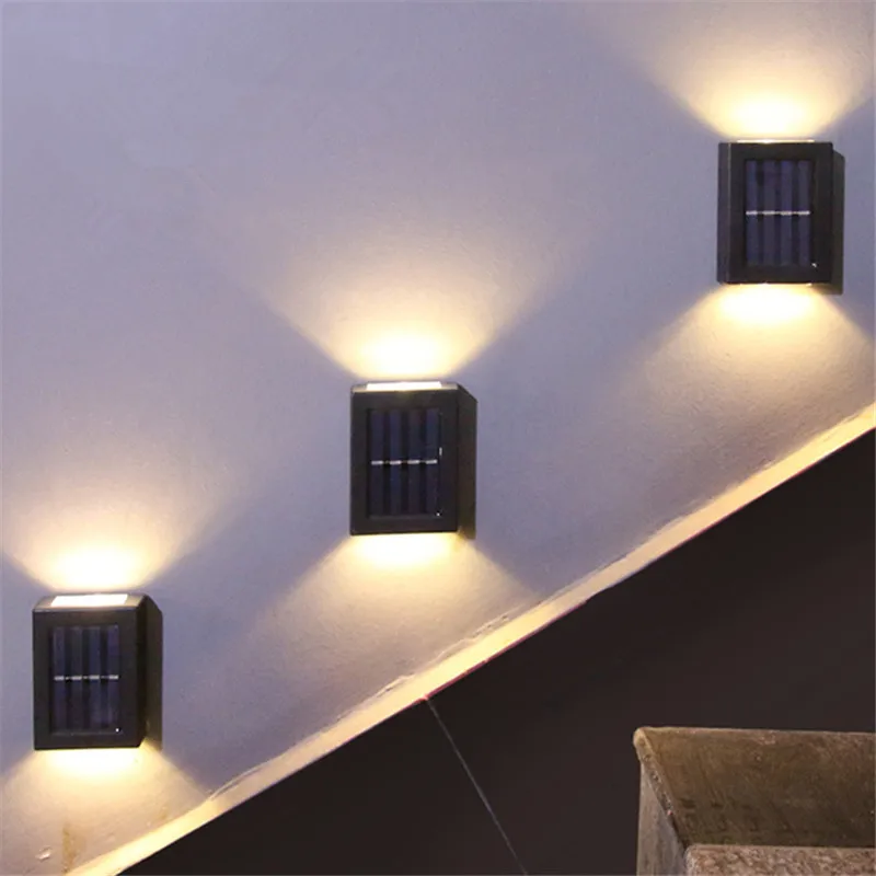 

Balcony Yard Street Wall Decor Lamps Garden Lights 1-14PCS Solar Lamp Outdoor LED Solar Lights Waterproof for Garden Decoration