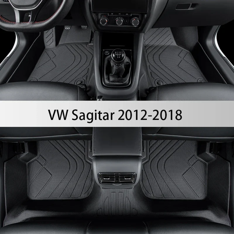 Автомобильные коврики из ТПЭ под заказ для VW Sagitar 2012 2013 2014 2015 2016 2017 2018