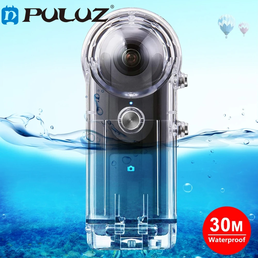 

30m Underwater Waterproof Housing Protective Case For Ricoh Theta S / V / SC 360 / SC2 360 Panoramic Camera Action Accessories