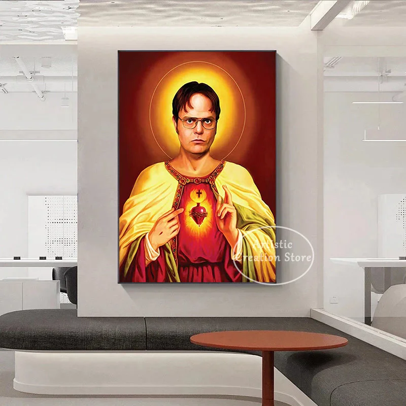 Картина на холсте с персонажами Dwight Schrute