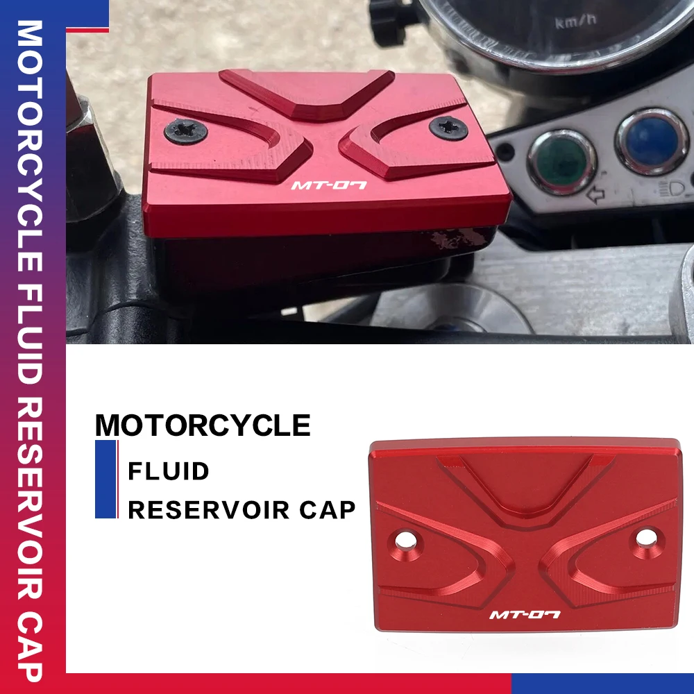 

mt07 2023 ALL YEARS Motorcycle Front Brake Fluid Reservoir Oil Cap Cover For YAMAHA MT-07 MT07 FZ-07 FZ07 MT FZ 07 2021 - 2022