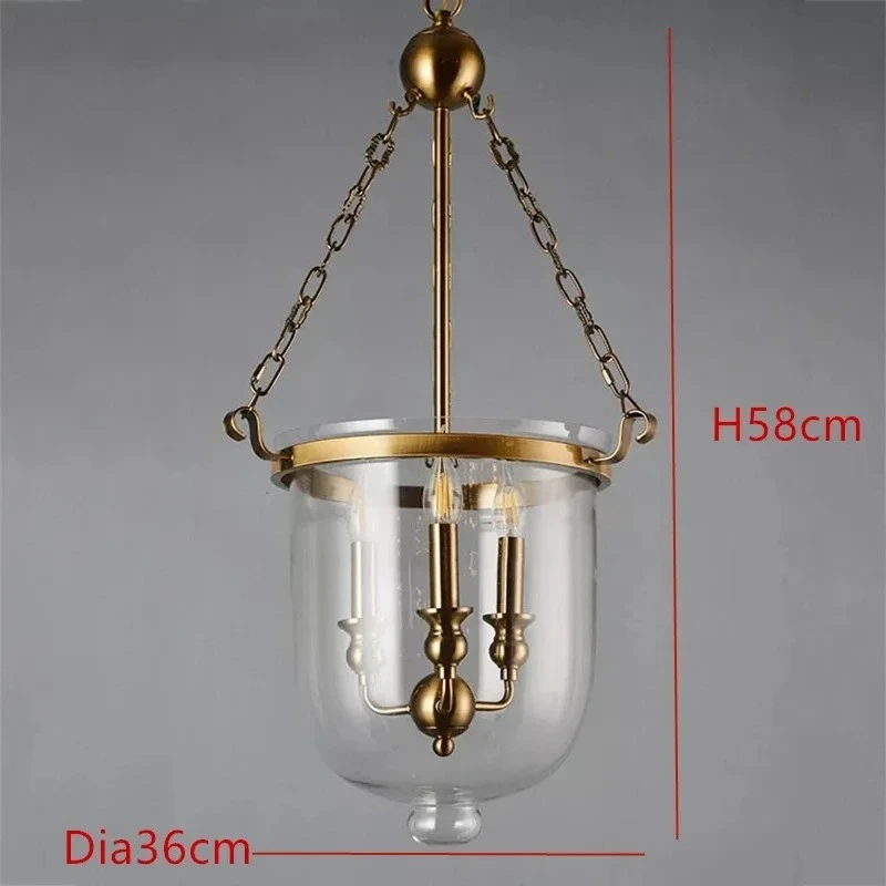 

Американский круглый подвесной светильник в стиле ретро, железная цепочка, золотая лампа, прикроватная тумбочка, столовая, кафе, свечи, спальня, кухня, светодиодный светильник