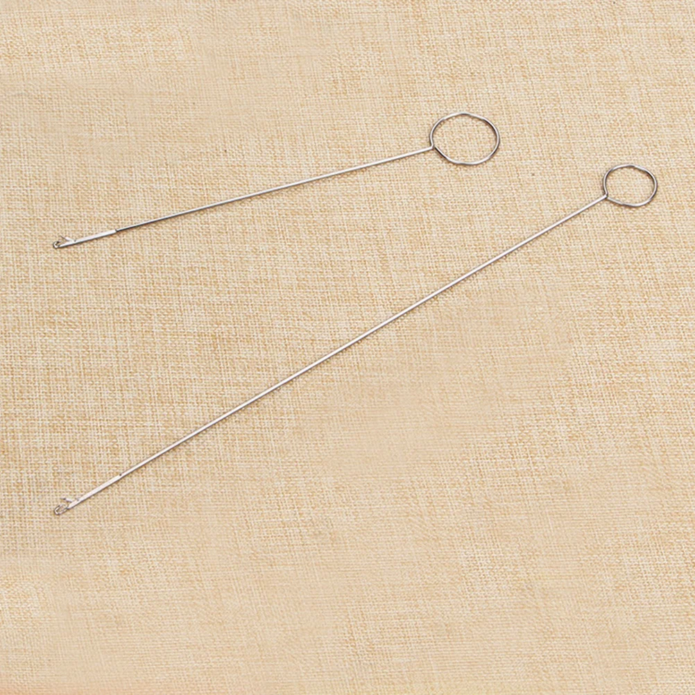 

2PCS Sewing Loop Sewing Hook Knitting Accessories for Loop Turner Tool Metal Sewing Loop Turner Crochet Sewing