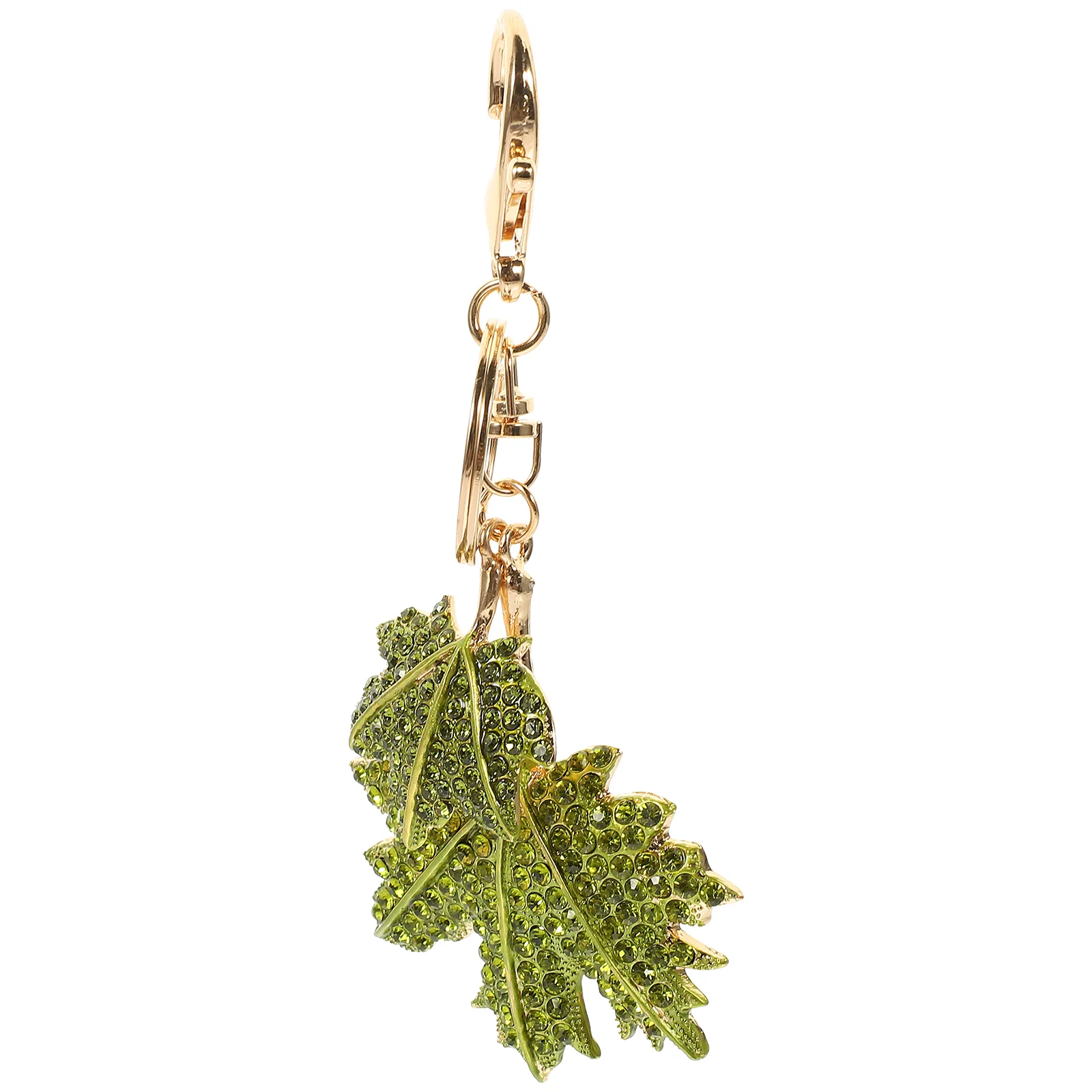 

Decorative Metal Keychain Maple Leaf Shape Keychain Exquisite Maple Leaf Hanging Key Ring
