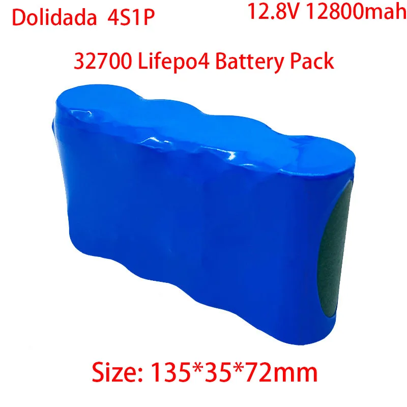 

New 4S1P 12.8V 12.8Ah 32700 Lifepo4 Battery Pack with 4S 40A Balance BMS for Electric Boats Electric Toys Lighting Power Reserve