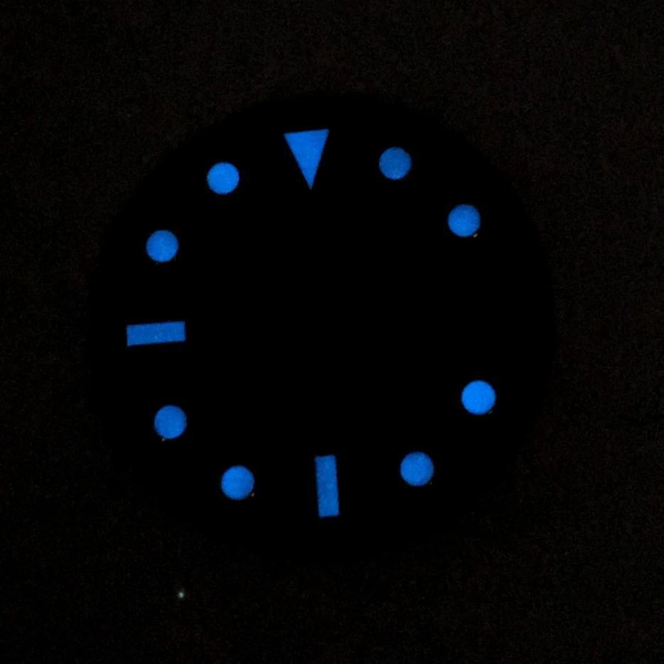 No Logo 28.5mm Watch Dial Replacement, Modified Dial, Luminous Face, for NH35A Movement BB5 Men Watch Accessories