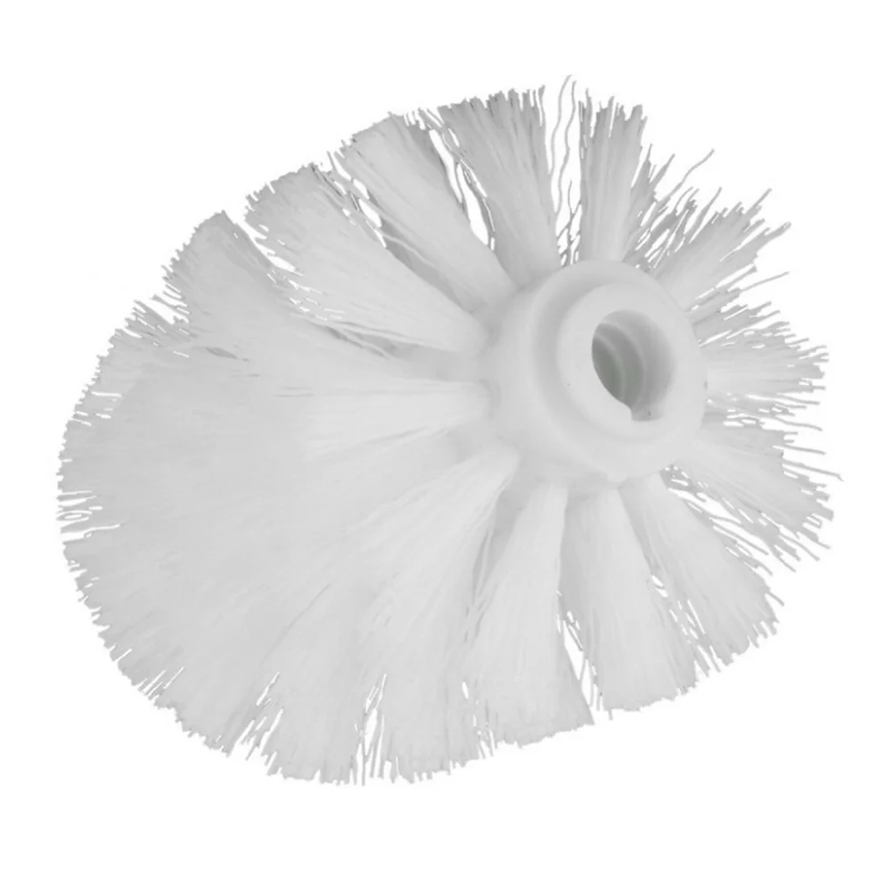 

5Pcs Toilet Brush Replacement Round Shaped Plastic Toilet Brushes Heads Bathroom Brush Cleaners (A1-White)