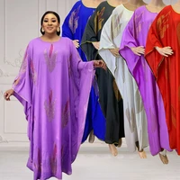 long sleeves robe prayer abaya 2022 diamond muslim kaftan loose maxi dress african turkey dubai fancy indian dress women luxury