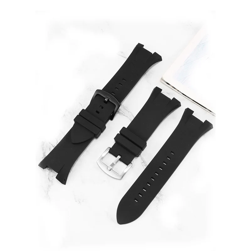 Силиконовый ремешок для часов Armani Ax1803 1802 1050 вогнутый Водонепроницаемый Пот