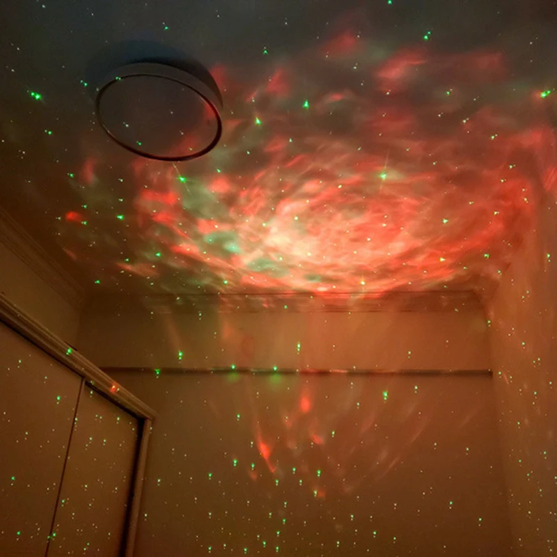 Светодиодный светильник для вечеринок звездный проектор с океанской волной