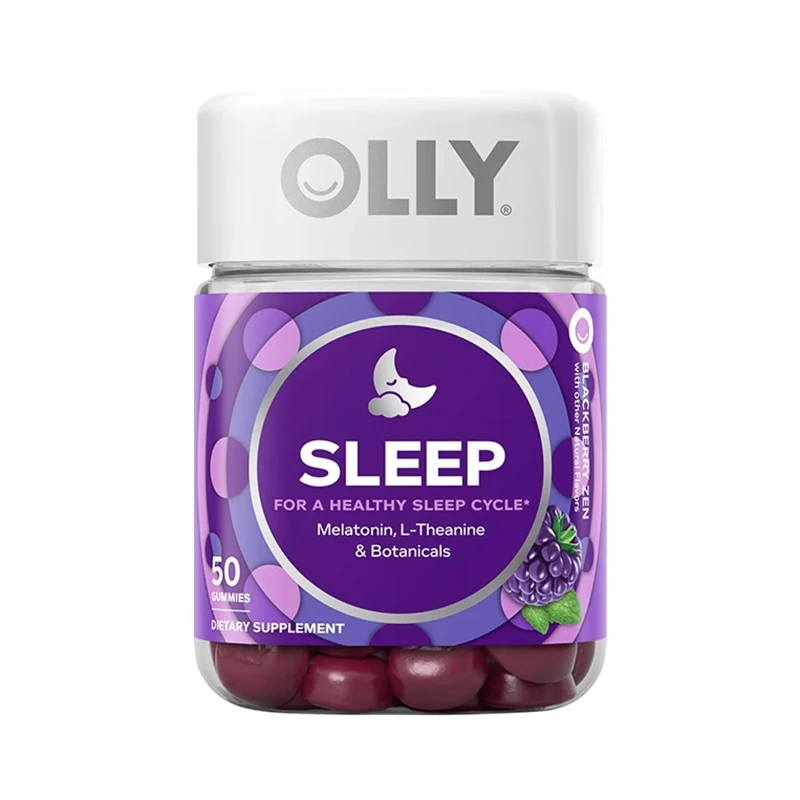 

1 Bottle 50 Pills Melatonin Sleep Soft Candy Ampoule Sleep Aid Glitter Sleeping Tablets Improve Sleep Relaxation