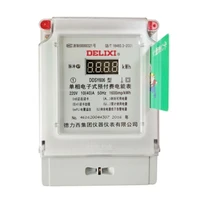 smart two wire watt hour single phase prepaid electric energy meter reader with sim card