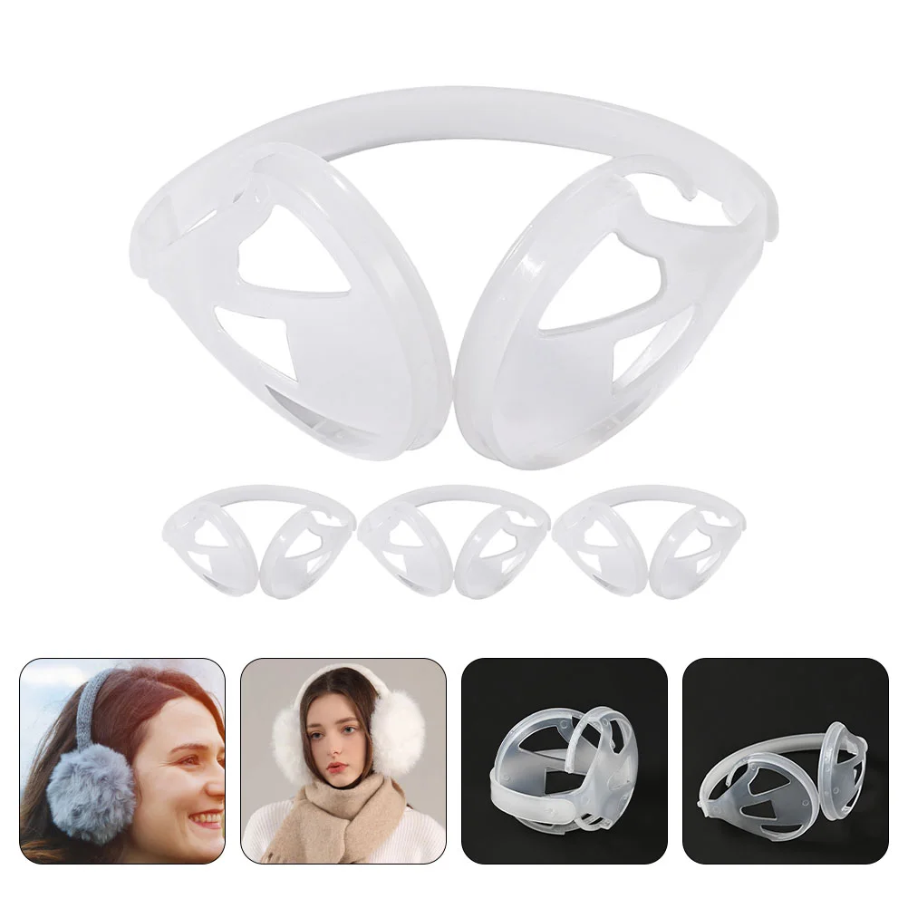 

4 pcs Earmuff Frame Holder DIY Earmuff Frame Shelf Making Earmuff Frame Holders