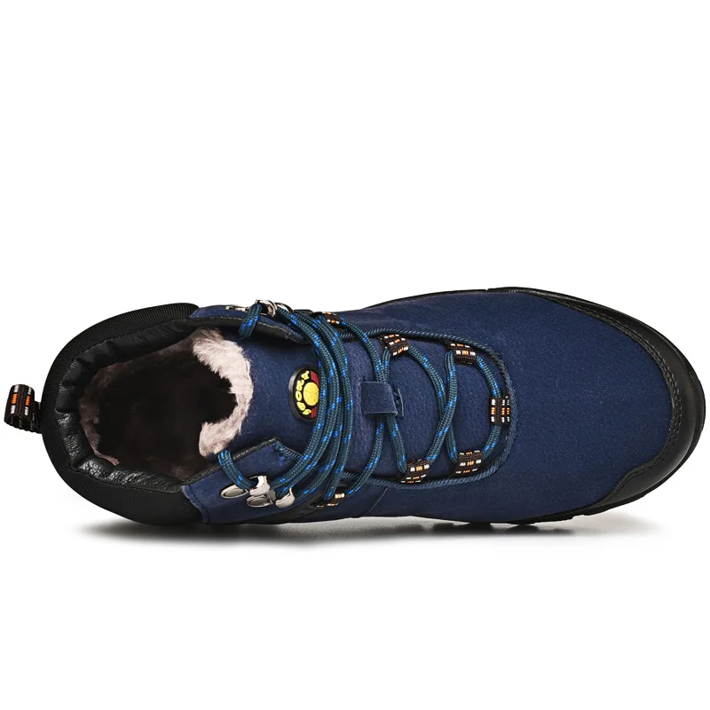 Hiking Shoes Men Winter Waterproof Mountain Climbing Trekking Boots High Quality Outdoor Fashion Casual Snow Boots