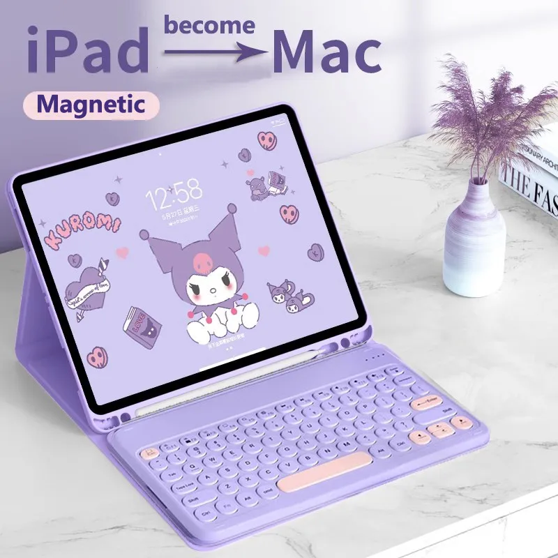 Чехол для Samsung Galaxy Tab S10 Ultra 2024 14 6 &quotS8 S9 FE + Plus S7 S8 12 4&quot Bluetooth-чехол с клавиатурой и