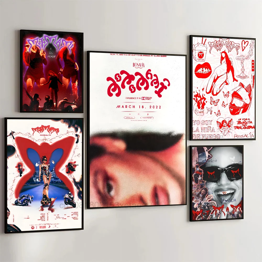 Singer R-ROSALIA Poster Paper Print Home Living Room Bedroom Entrance Bar Cafe Art Painting Decoration