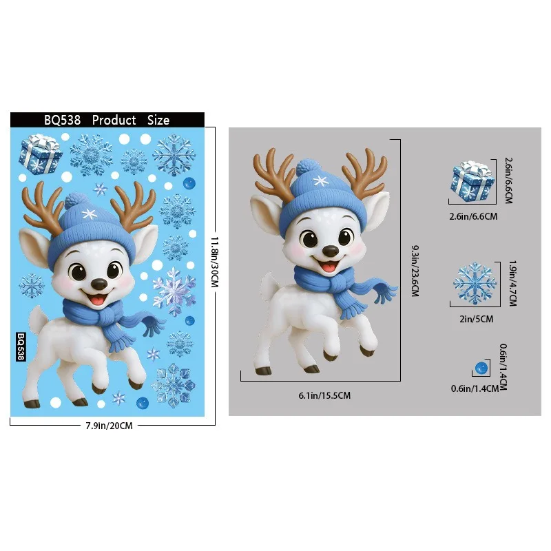 

Рождественские наклейки на окна Noel Natal