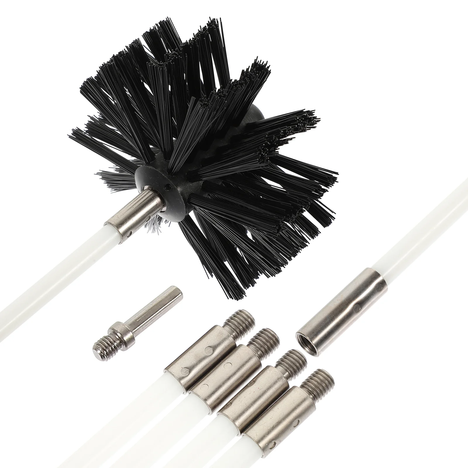 

Chimney Brush Cleaning Duct Dryer Brushes Kit Tools Sweep Vent Air Cleaner Rods Fireplace Flexible Rod Lint Drier Pipe Pipeline