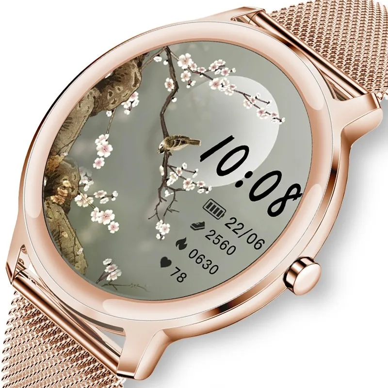 

New Smart Watch Ladies Full Touch Screen Sports Fitness Watch IP67 Waterproof Bluetooth For Android IOS Ladies Smart Watch