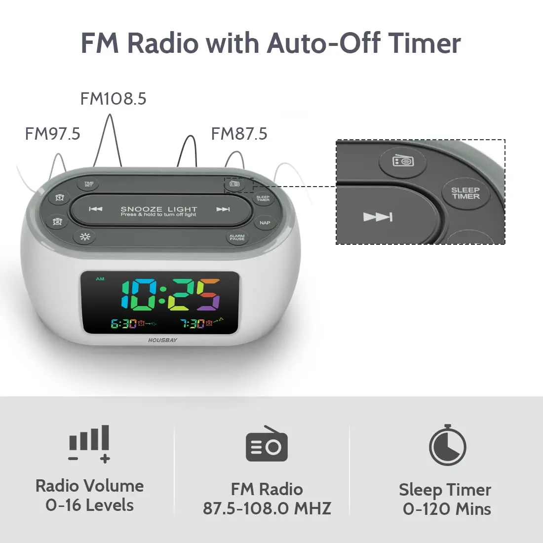 Светящийся Мини-фотомагнитометр Радужная Цифра 7 Цветов Функция Ночного