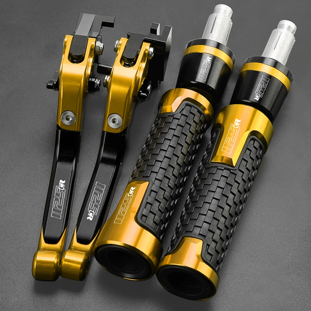 

Motorcycle Accessories Adjustable Extendable Brake Folding Clutch Levers Hand Grips Handlebar Ends For BUELL 1125CR 1125 CR 2009