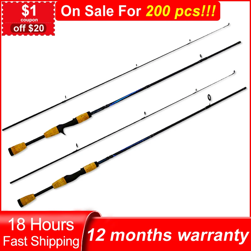 

Рыболовная удочка, портативное спиннинговое удилище с задней пробковой ручкой, керамическое направляющее кольцо с низким коэффициентом тр...