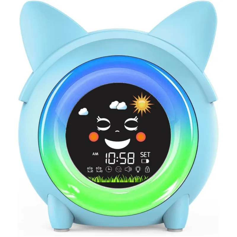 For Kids Sleep Training With Color Screen Night Light Sound Machine Nap Timer For Boys Girls Bedrooms
