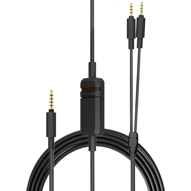 

M2EC OFC Headphone Cable Headset Extension Cord Compatible with Beyerdynamic MMX300 Headphone Cable with Volume Control