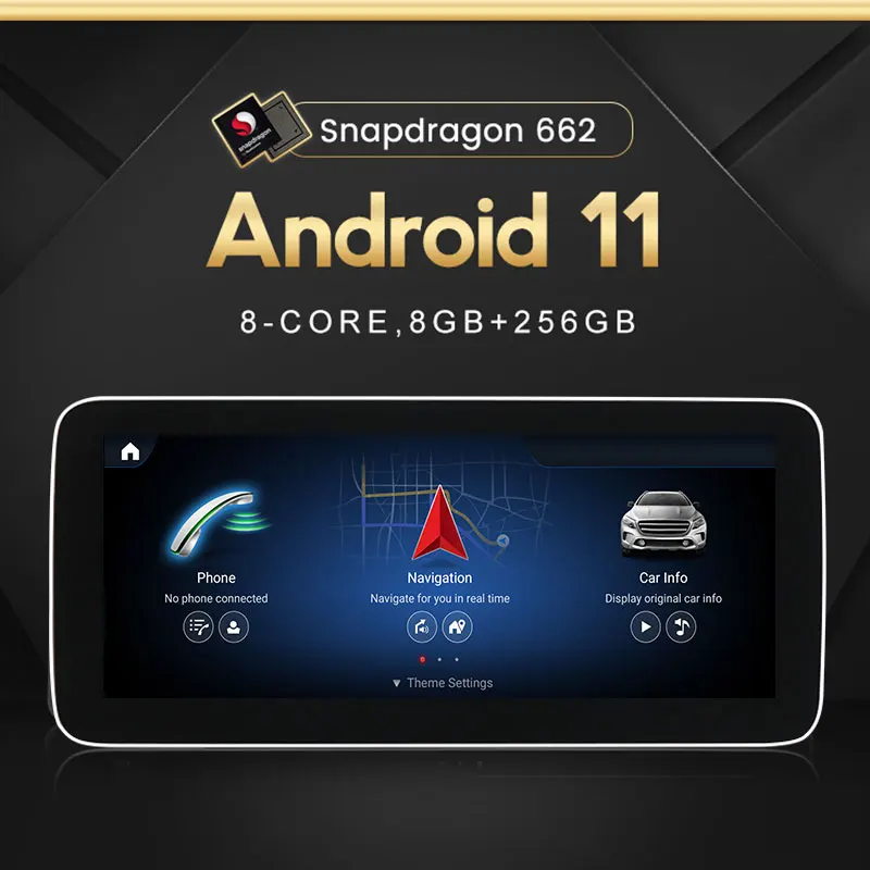 NaviFly Android 11 автомобильные радио GPS подключенные системы для Mercedes Benz CLS CLass CLS300 CLS350