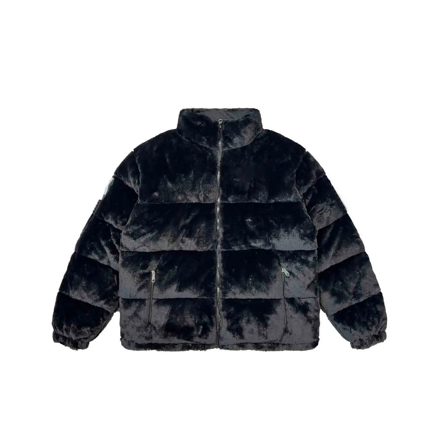 

2022 Best Version Logo Embroidery Women Men Fur Down Jacket Loose Fit Casual Men Warm White Duck Down Jacket Coat