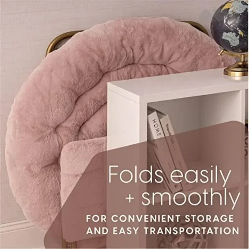 Стул с подставкой для ног Османский/стул-блюнок из искусственного меха