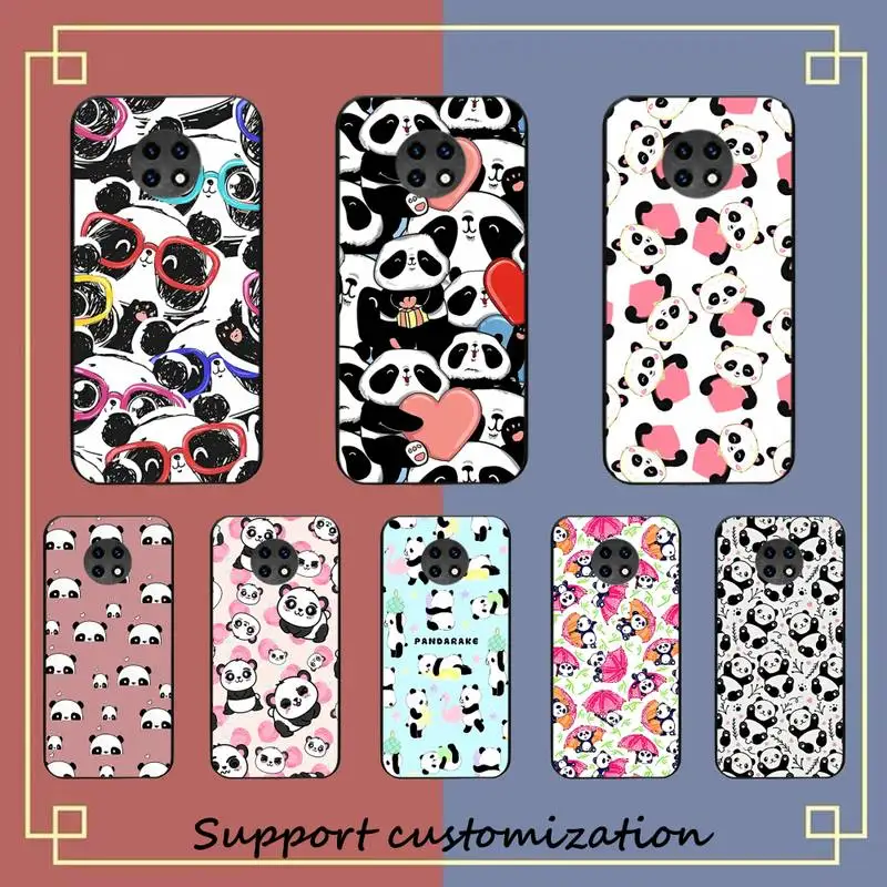 

Cute Panda Animal Phone Case for Redmi 5 6 7 8 9 A 5plus K20 4X S2 GO 6 K30 pro