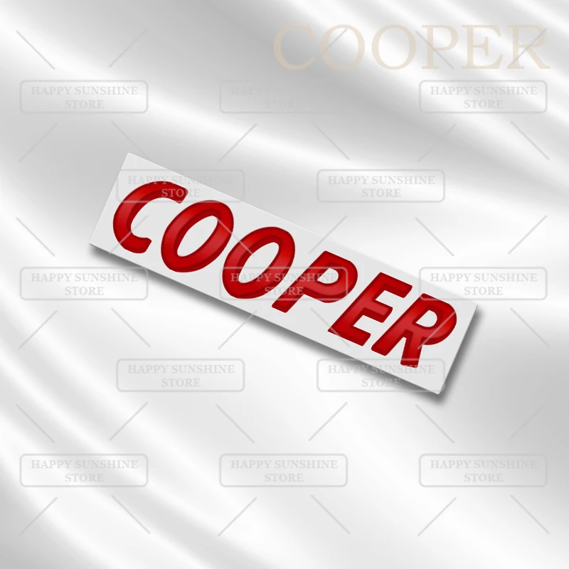 

3D металлический Cooper S D задняя дверь багажника, значок багажника, автомобильная наклейка, корпус багажника для MINI T36 JCW, черные буквы, эмблема, декоративный аксессуар