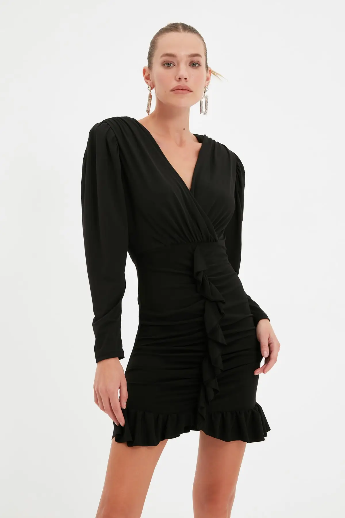 

Black Knitted Dress Christmas gift