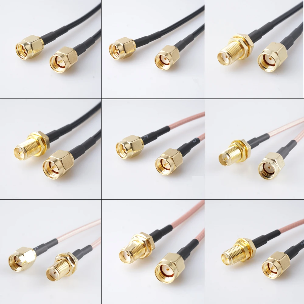 Коннектор RG316 RG174 SMA «штырь-гнездо SMA» для антенны GSM