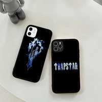 trapstar phone case silicone pctpu case for iphone 11 12 13 pro max 8 7 6 plus x se xr hard fundas