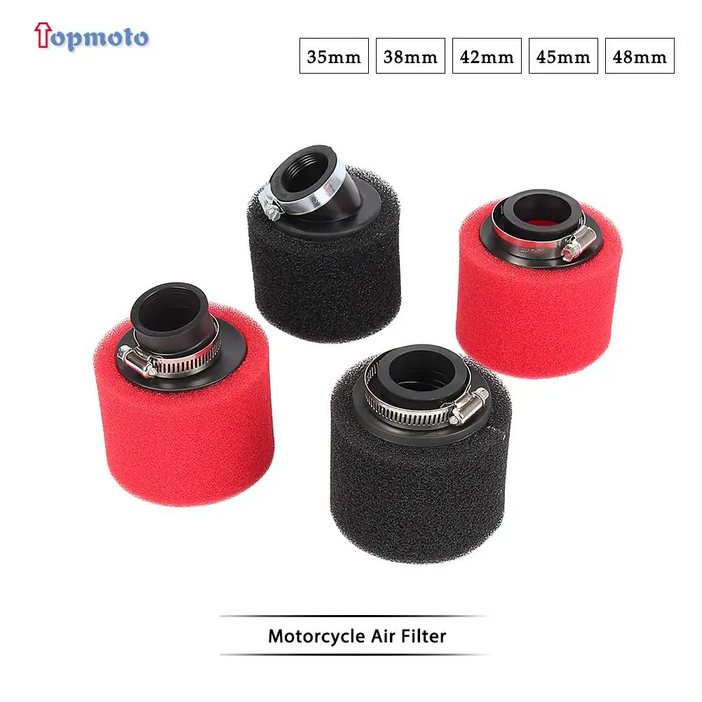 

Bent Elbow Neck Foam Air Filter Sponge Cleaner Moped Scooter 35 38 42 45 48mm For Kayo BSE Motorcycle Dirt Pit Bike ATV Filters