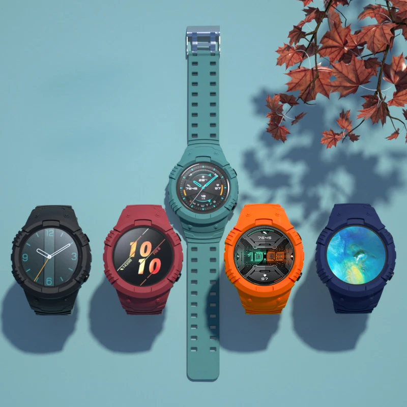 

All-inclusive Silicone Watchband For Magic Watch For Huawei Gt 2 Gt2 2e 42mm 46mm Gs Pro Band 6 Fit Rubber Sport Strap