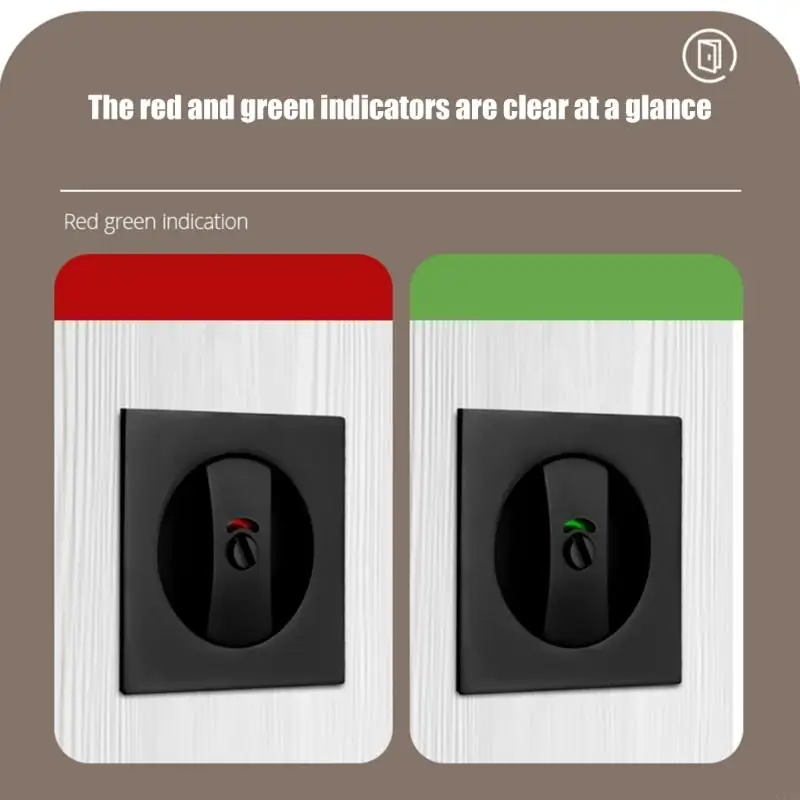 Карманная дверная фурнитура OOTDTY черная