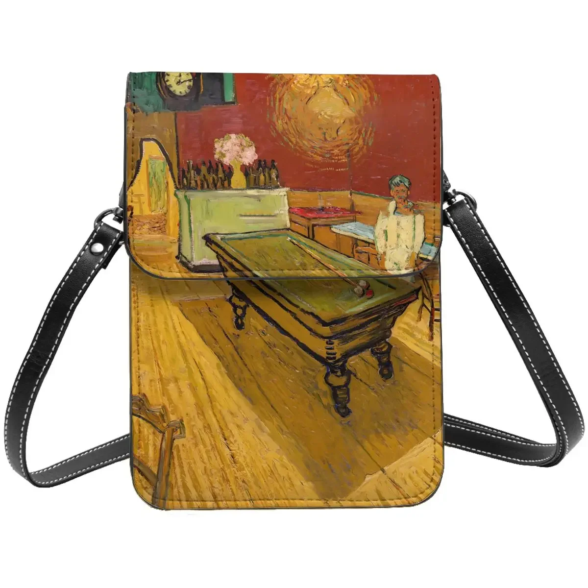 

Винсент Ван Гог сумка через плечо для ночного кафе Женская деловая сумка для подарка многоразовые кожаные сумки
