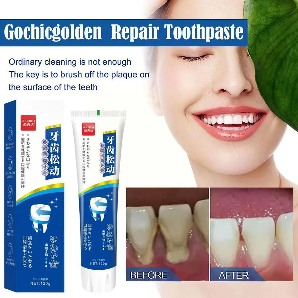 

120g Repair Toothpaste of Cavities Caries Whitening Eliminate Toothpaste Remove To Bad Breath Protect Gums Quickly Plaque T1X2